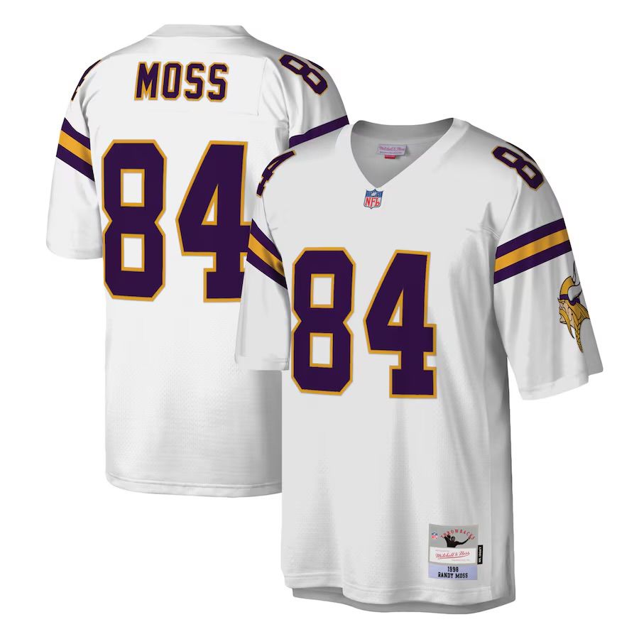 Minnesota Vikings Randy Moss 1998 White Mitchell & Ness Men's Legacy Jersey