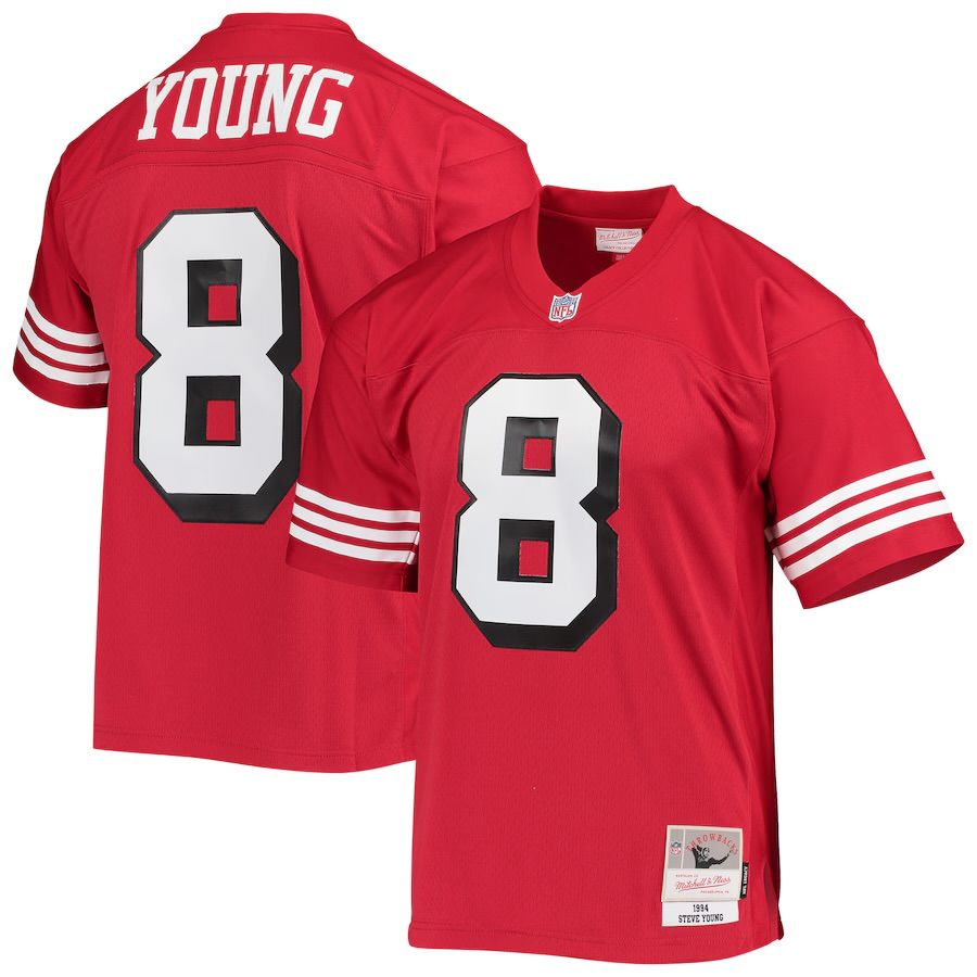 San Francisco 49ers Steve Young 1994 Red Men's Mitchell & Ness Legacy Jersey