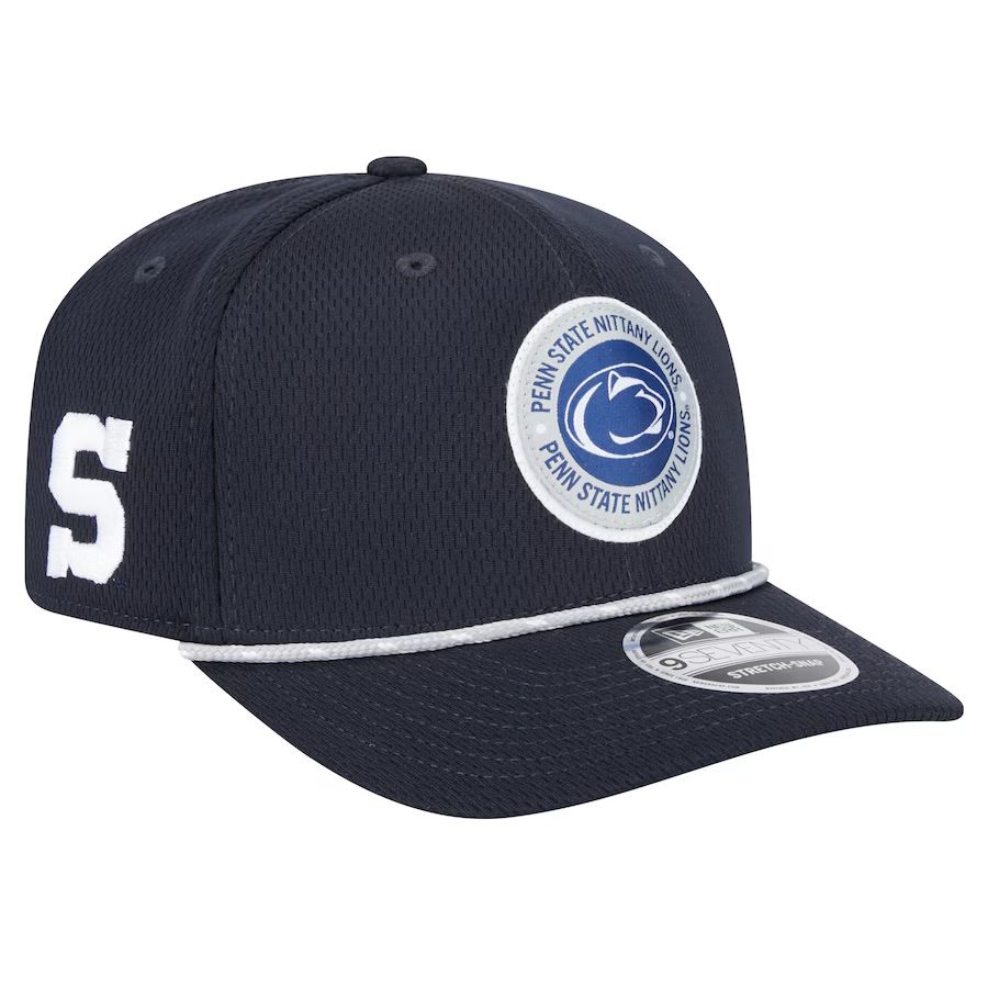 Penn State Nittany Lions Men's Navy New Era NCAA Rope 9Seventy Stretch-Snap Hat