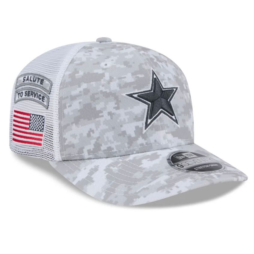Dallas Cowboys Men's 2024 New Era Salute To Service 9SEVENTY Snapback Hat