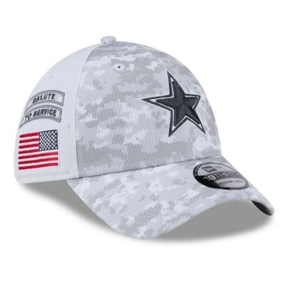 Dallas Cowboys Men's New Era 39Thirty 2024 NFL Salute to Service Sideline Flex Fit Hat