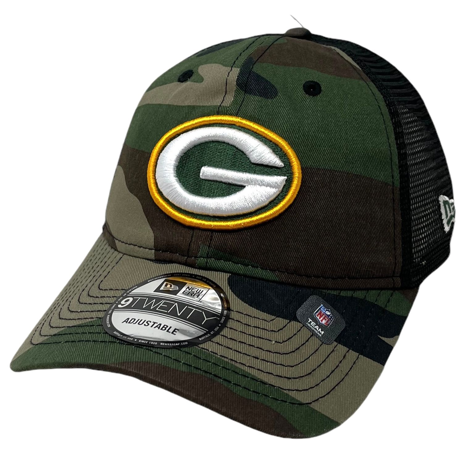 Green Bay Packers Men’s New Era 9Twenty Adjustable Trucker Snapback Hat