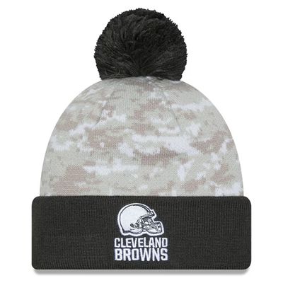 Cleveland Browns Men’s 2024 NFL Salute to Service Cuffed Pom Knit Hat