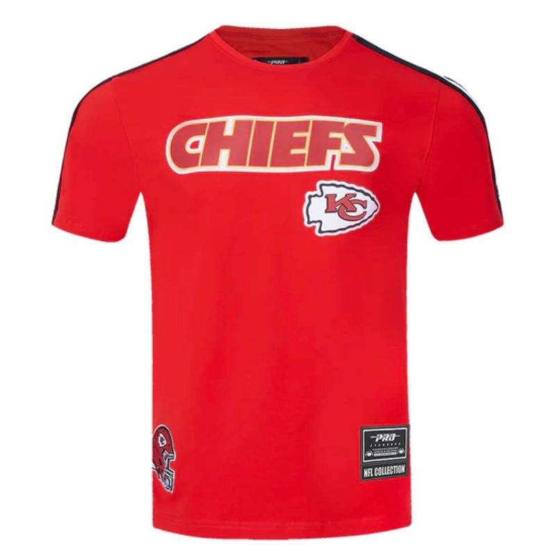 Kansas City Chiefs Men’s Red Pro Standard Classic Mesh Striped T-Shirt