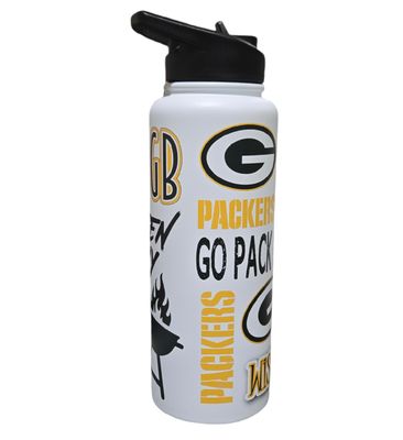 Green Bay Packers 34oz Native Quencher Bottle