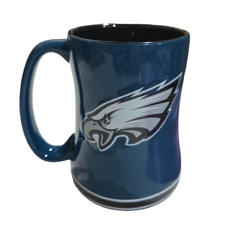 Philadelphia Eagles Green 14oz Relief Coffee Mug