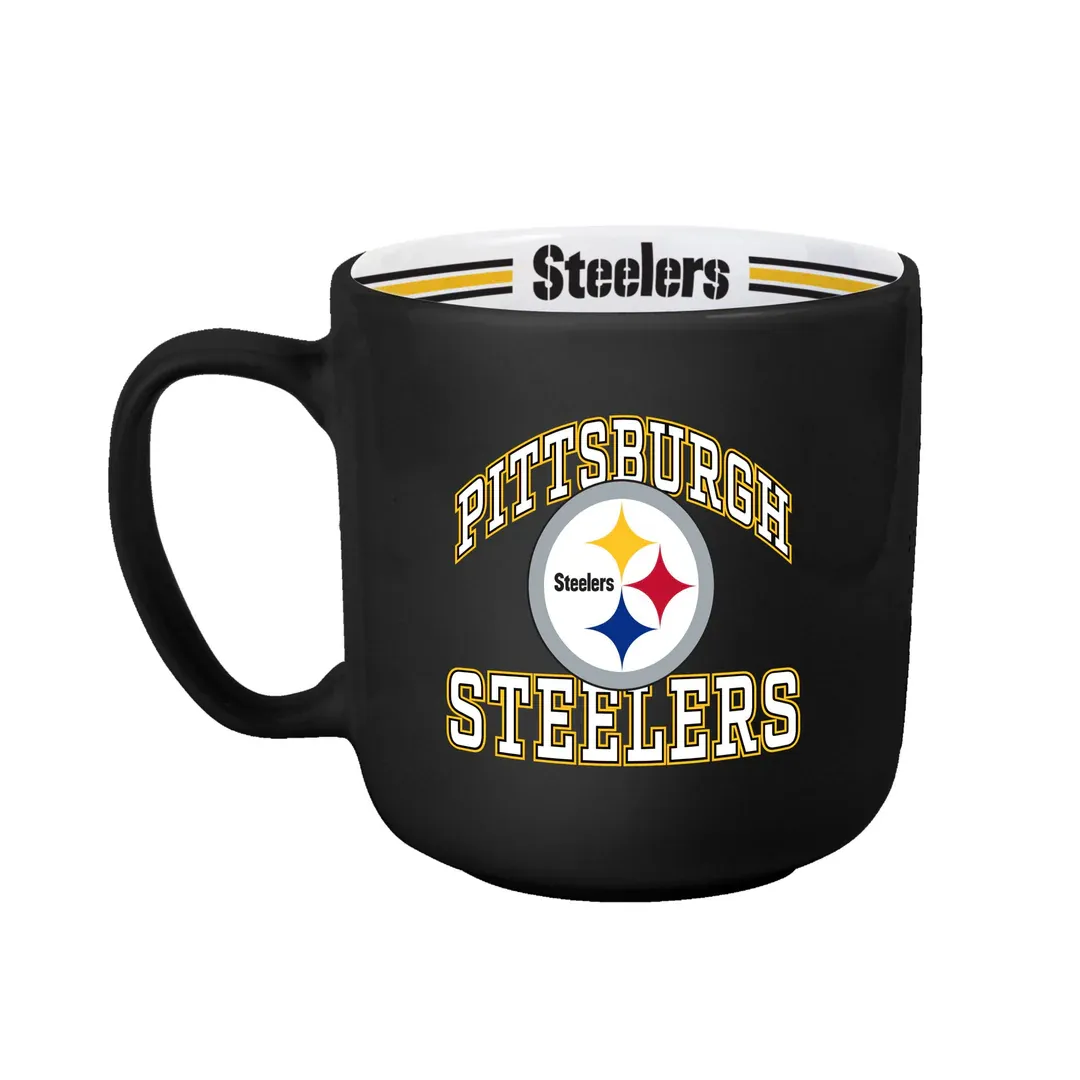 Pittsburgh Steelers 15oz Striped Coffee Mug