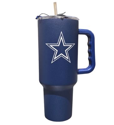Dallas Cowboys 40oz Travel Tumbler With Handle