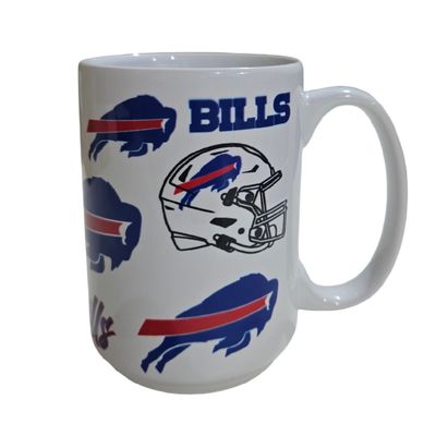 Buffalo Bills White City Connect 15oz Coffee Mug