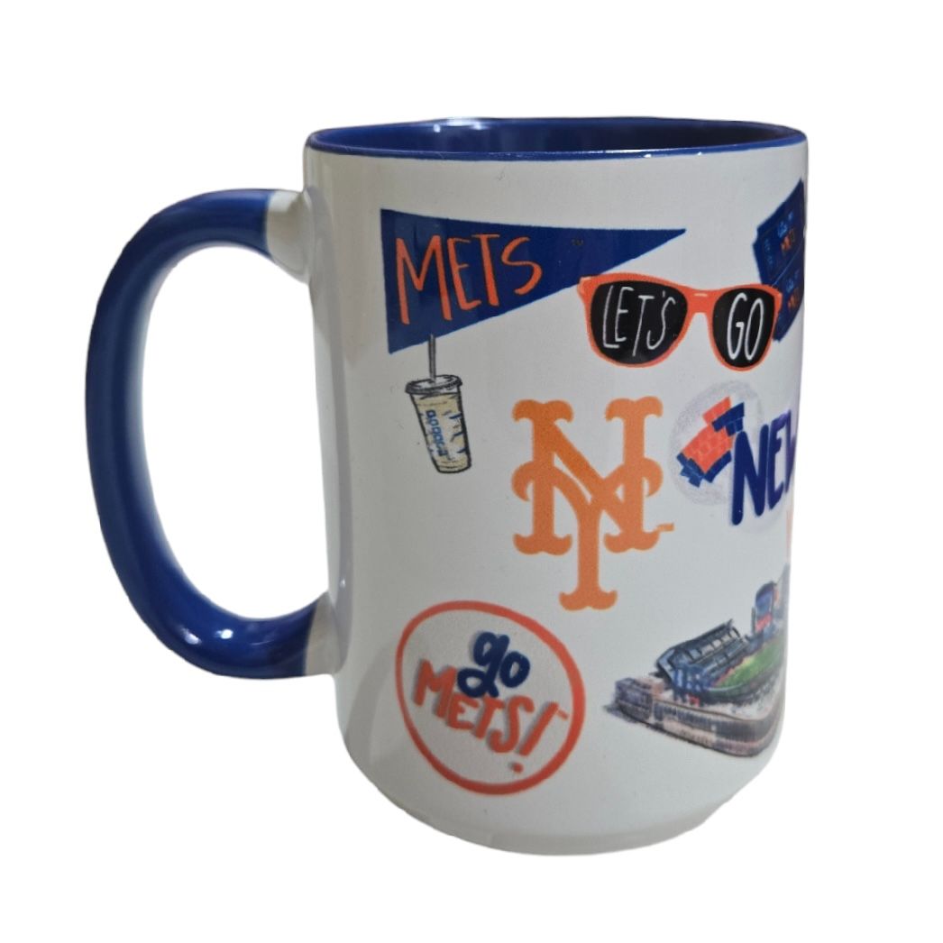 New York Mets White City Connect 15oz Coffee Mug