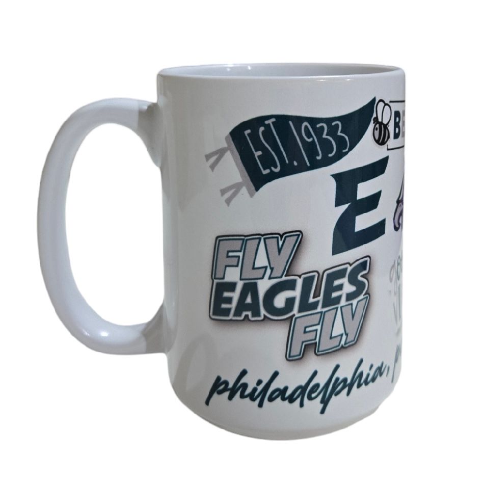 Philadelphia Eagles White City Connect 15oz Coffee Mug