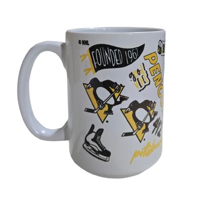 Pittsburgh Penguins White City Connect 15oz Coffee Mug