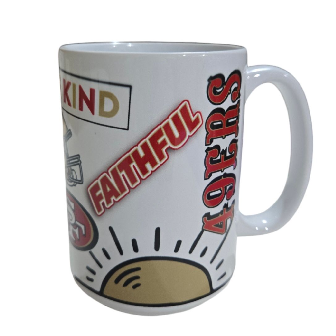 San Francisco 49ers White City Connect 15oz Coffee Mug