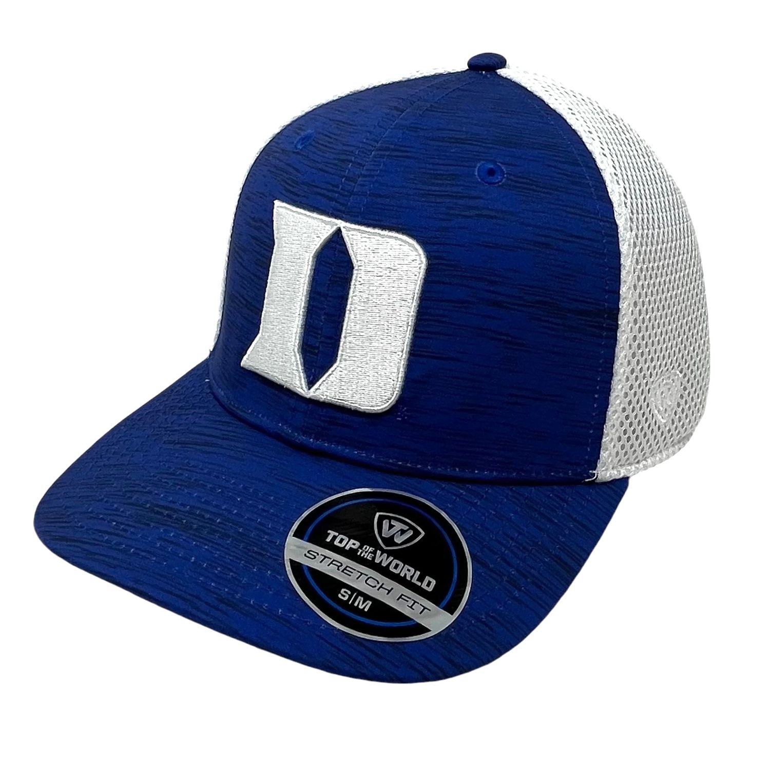 Duke Blue Devils Men's Blue Top of the World Stretch Fit Hat