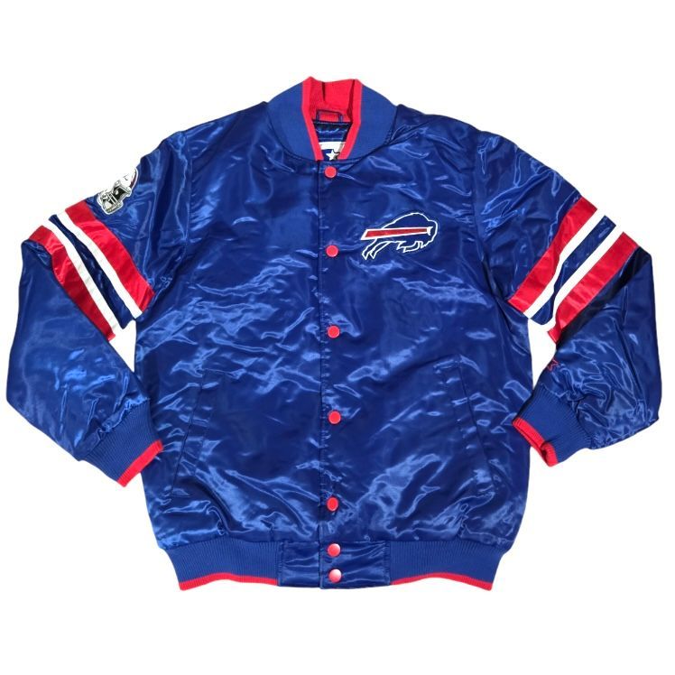 Buffalo Bills Men’s Blue Starter Satin Full-Snap Jacket