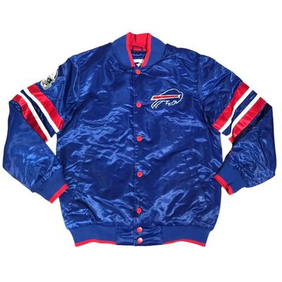 Buffalo Bills Men’s Blue Starter Satin Full-Snap Jacket