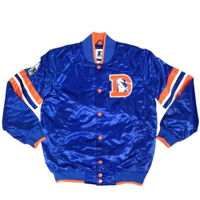 Denver Broncos Men’s Retro Starter Satin Full-Snap Jacket