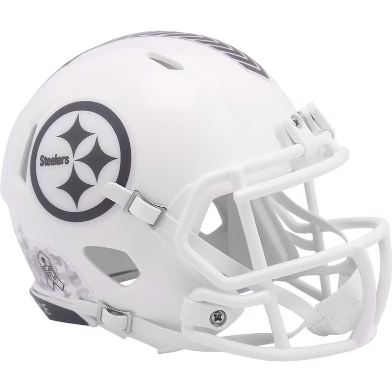 Pittsburgh Steelers Riddell 2024 Salute To Service Speed Mini Helmet