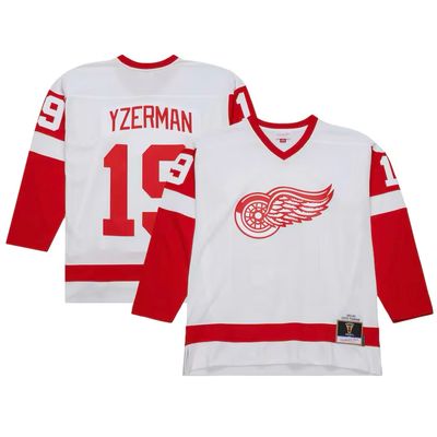 Detroit Red Wings Steve Yzerman 1983-84 Men’s White Mitchell & Ness Blue Line Player Jersey