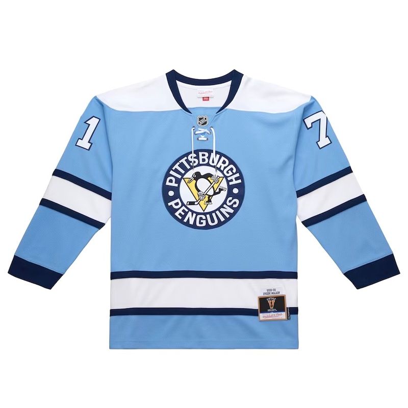Pittsburgh Penguins Evgeni Malkin 2008-09 Men’s Baby Blue Mitchell & Ness Blue Line Player Jersey