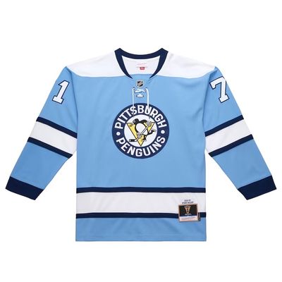 Pittsburgh Penguins Evgeni Malkin 2008-09 Men’s Baby Blue Mitchell & Ness Blue Line Player Jersey