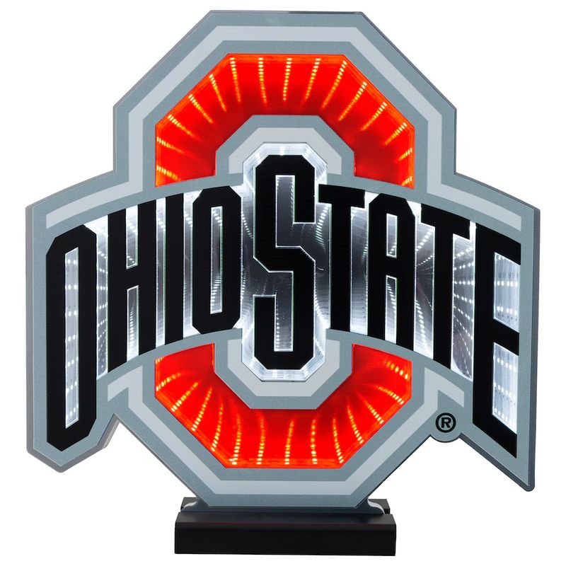 Ohio State Buckeyes LED Infinity Logo Light