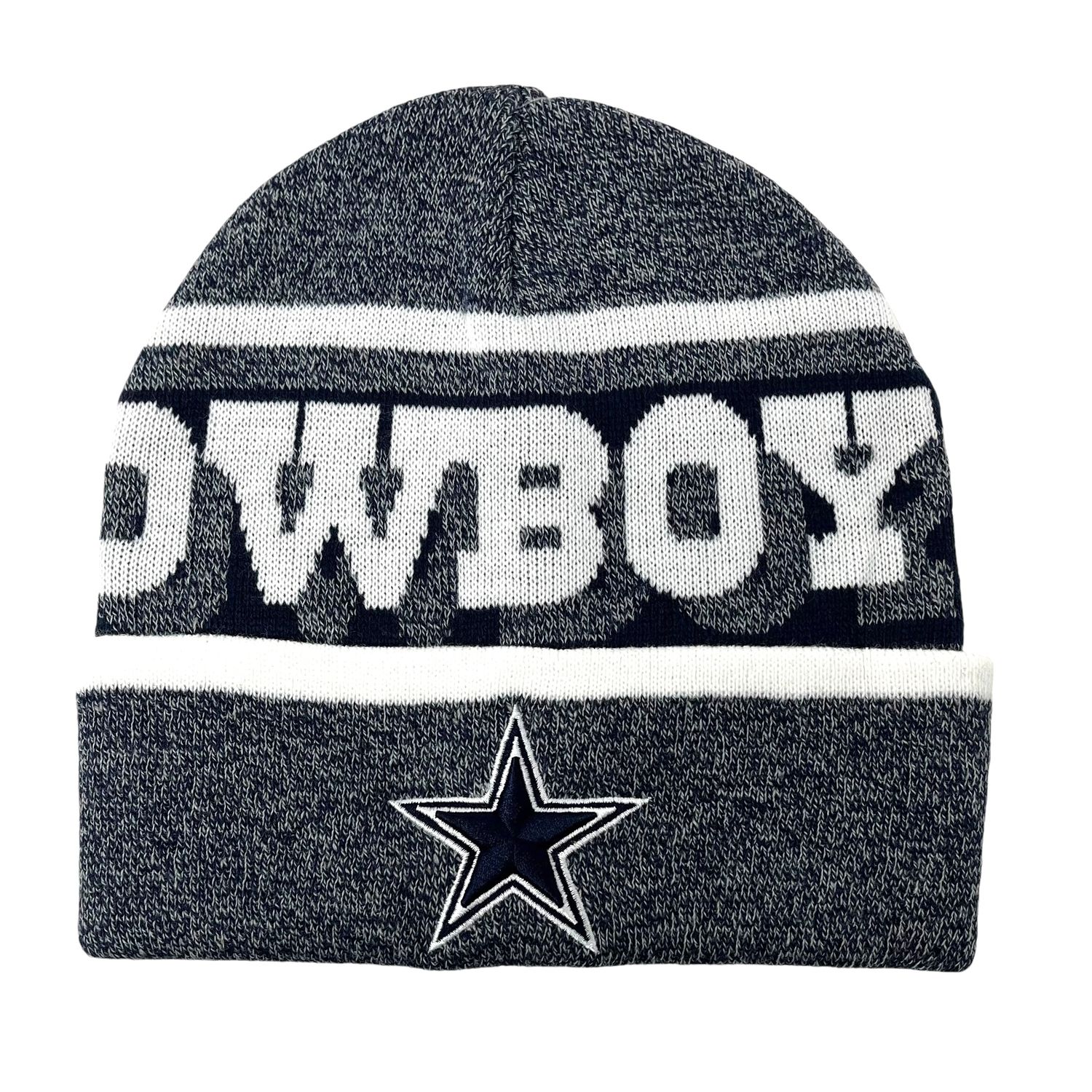 Dallas Cowboys Men's Wordmark Starter Cuffed Knit Hat