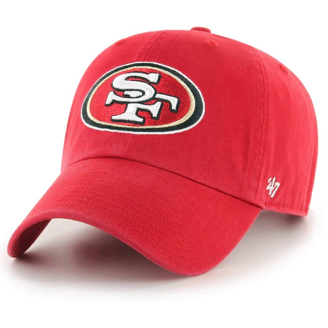 San Francisco 49ers Youth 47 Brand Clean Up Adjustable Hat