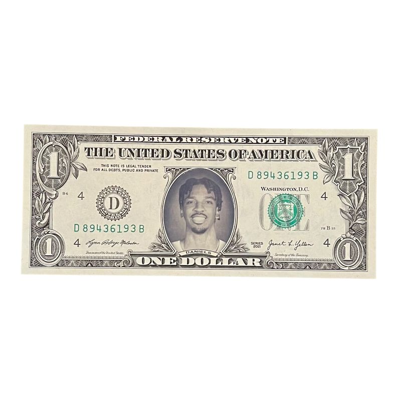 Jayden Daniels Famous Face Dollar Bill