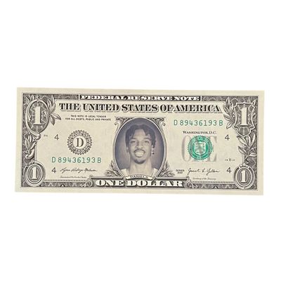 Jayden Daniels Famous Face Dollar Bill