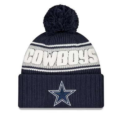 Dallas Cowboys Men's New Era 2024 Sideline Sport Knit Hat