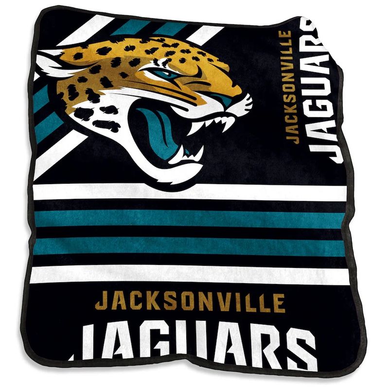 Jacksonville Jaguars 50'' x 60'' Plush Raschel Throw Blanket
