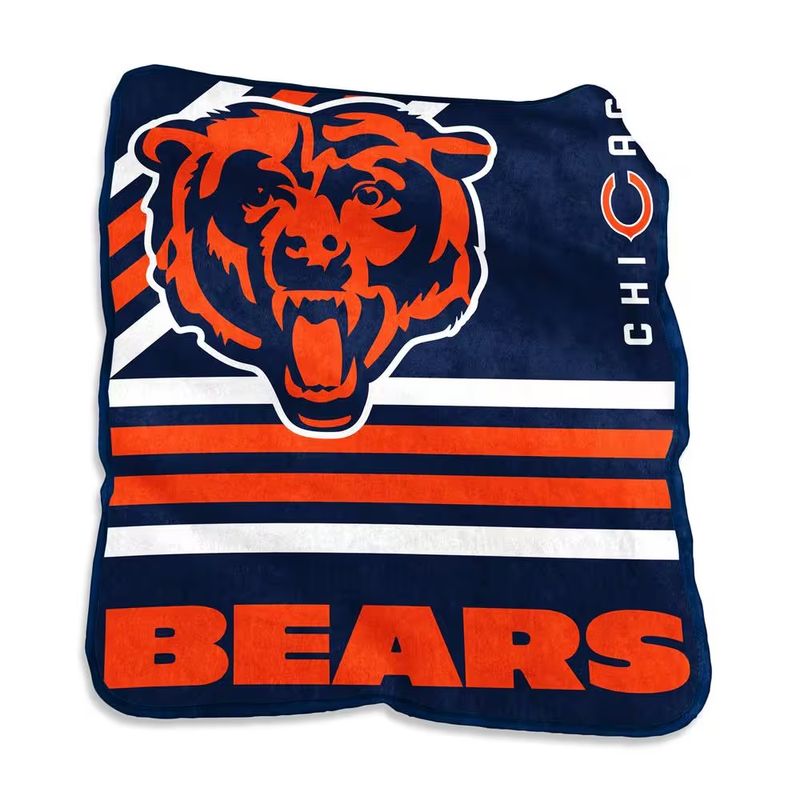 Chicago Bears 50'' x 60'' Plush Raschel Throw Blanket