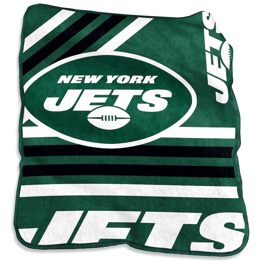 New York Jets 50'' x 60'' Plush Raschel Throw Blanket