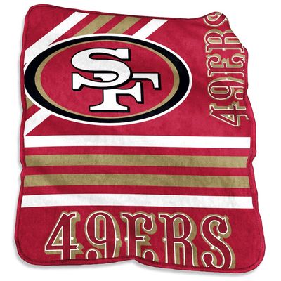 San Francisco 49ers 50'' x 60'' Plush Raschel Throw Blanket
