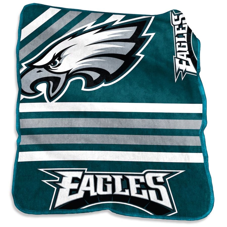 Philadelphia Eagles 50'' x 60'' Plush Raschel Throw Blanket