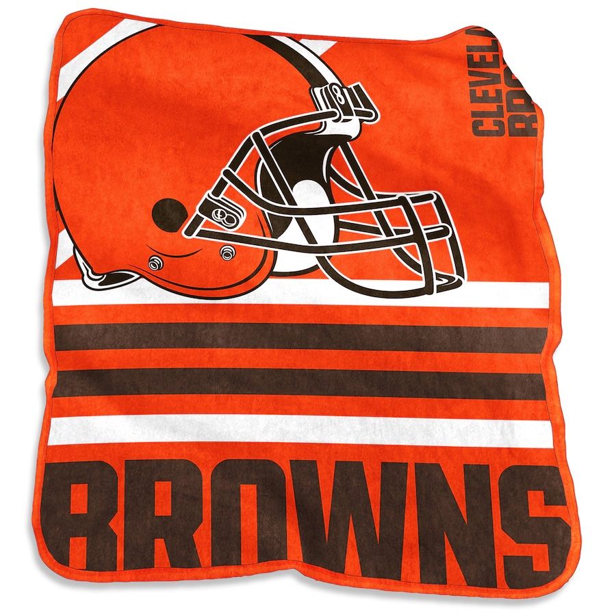 Cleveland Browns 50'' x 60'' Plush Raschel Throw Blanket