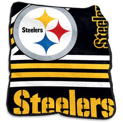 Pittsburgh Steelers 50'' x 60'' Plush Raschel Throw Blanket