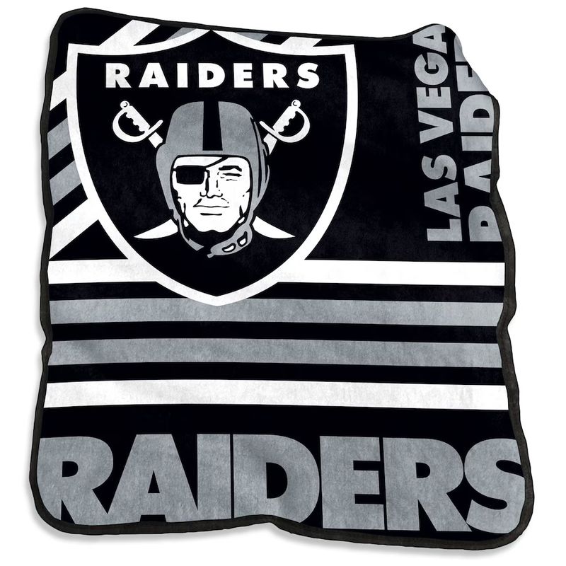 Las Vegas Raiders 50'' x 60'' Plush Raschel Throw Blanket