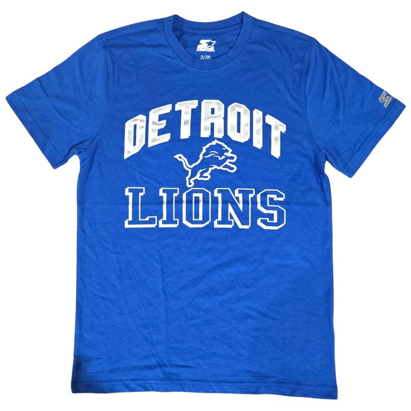 Detroit Lions Men's Blue Starter T-Shirt