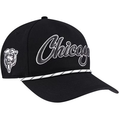 Chicago Bears Men’s Black Overhand Script 47 Hitch Snapback Hat