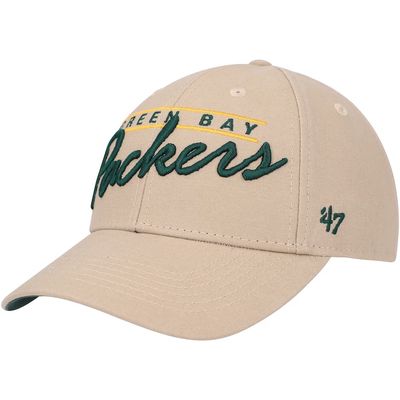 Green Bay Packers Men’s Khaki 47 Brand MVP Adjustable Hat