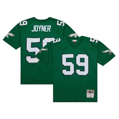 Philadelphia Eagles Seth Joyner 1990 Men's Green Mitchell & Ness Legacy Jersey