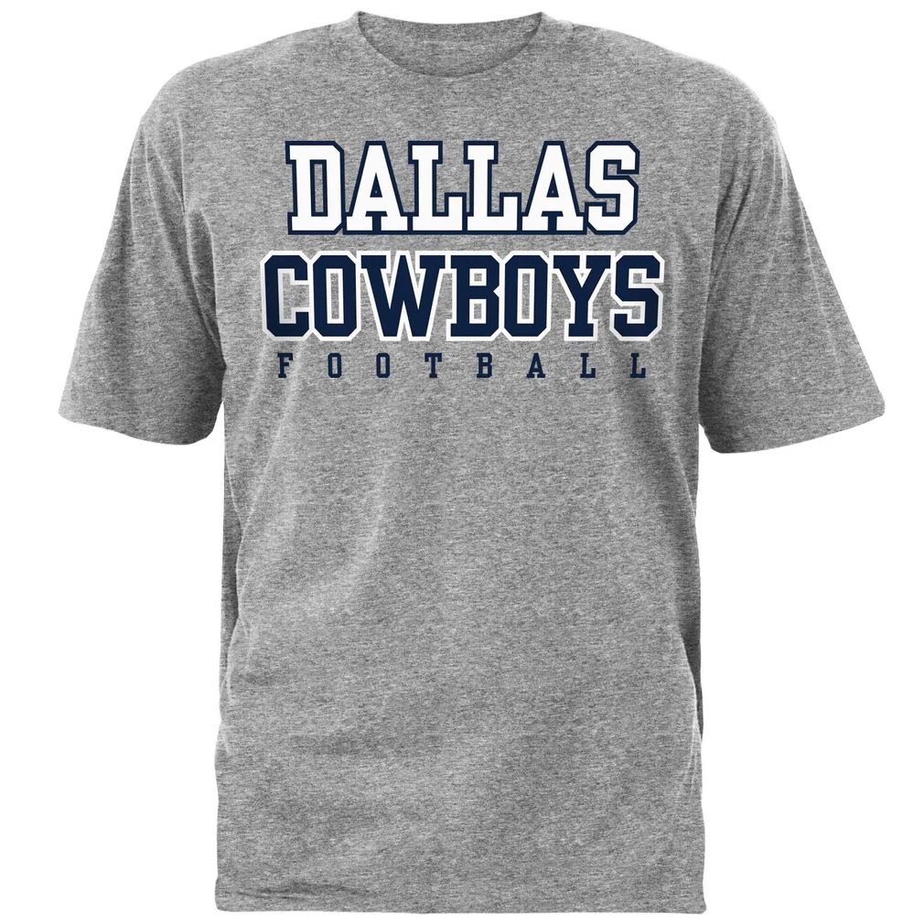 Dallas Cowboys Men’s Gray Authentic Short Sleeve Practice T Shirt