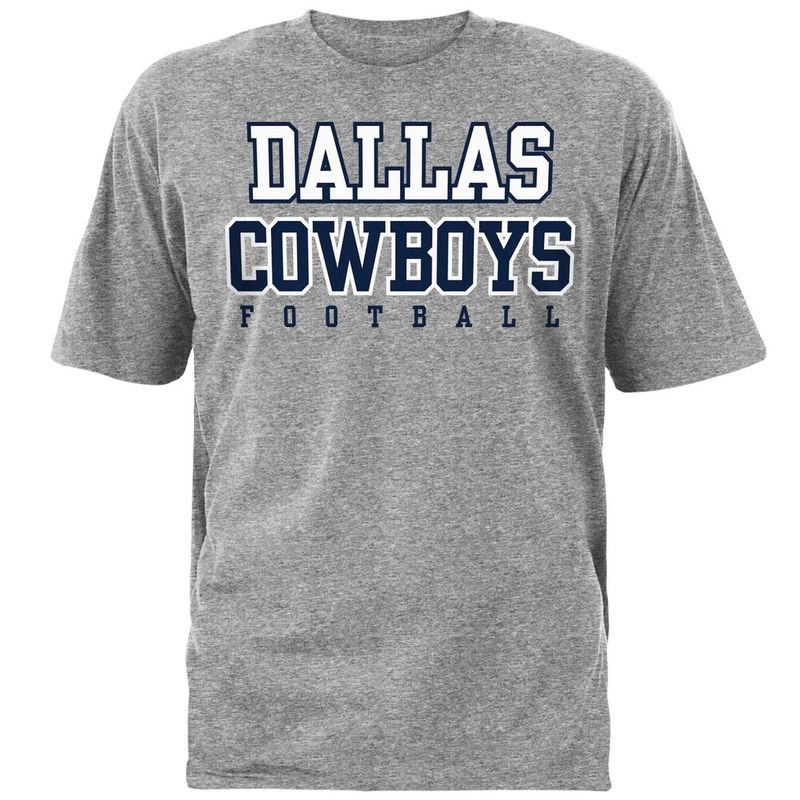 Dallas Cowboys Men’s Gray Authentic Short Sleeve Practice T Shirt