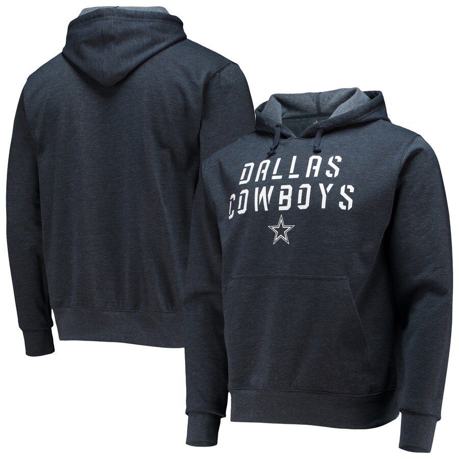 Dallas Cowboys Men's Navy Cluster Fleece Hoodie