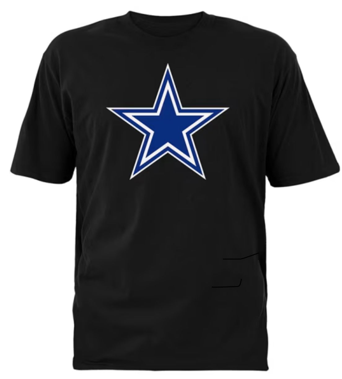 Dallas Cowboys Men’s Black Logo Premiere Short Sleeve Shirt