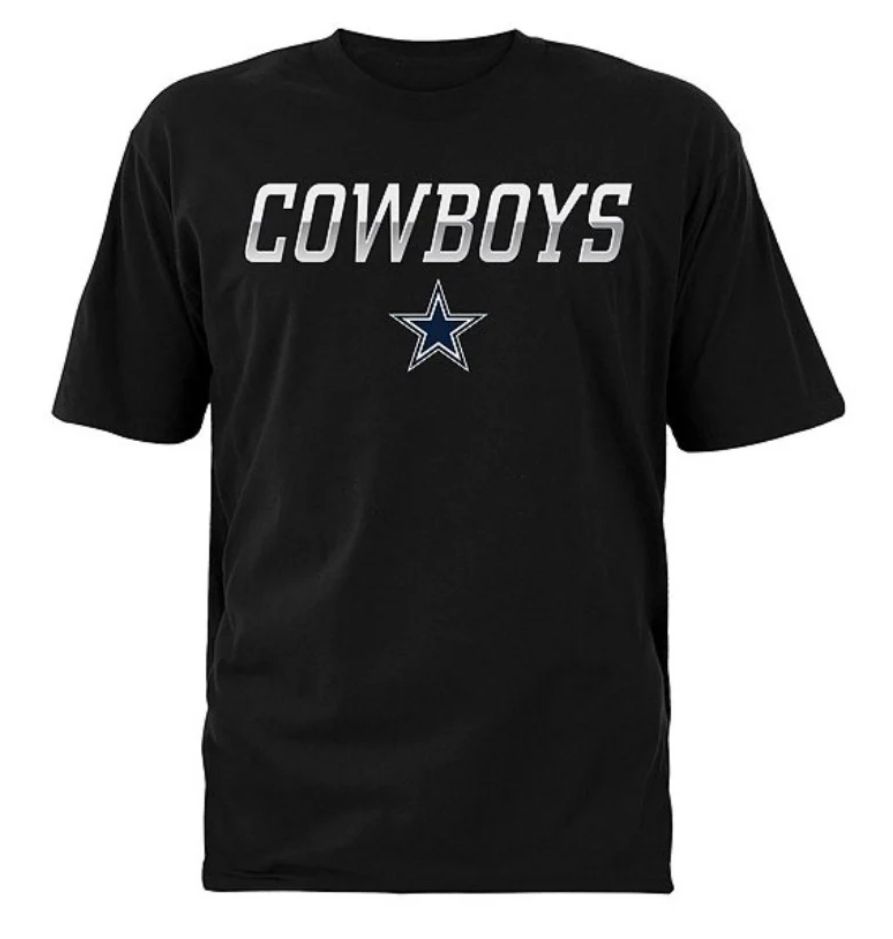 Dallas Cowboys Men’s Black Logo Sameer Short Sleeve Shirt