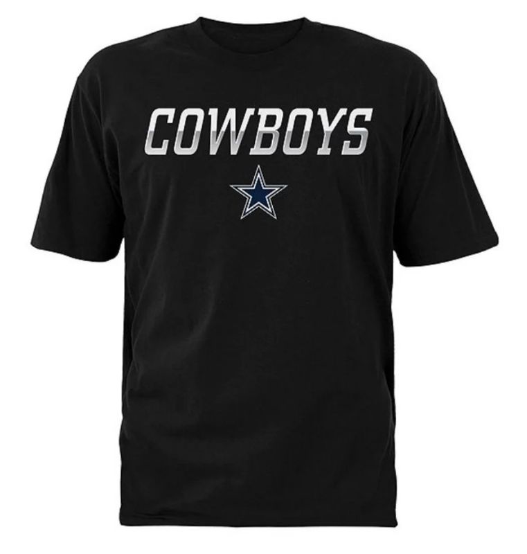 Dallas Cowboys Men’s Black Logo Sameer Short Sleeve Shirt