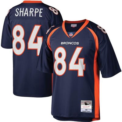 Denver Broncos Shannon Sharpe 1998 Navy Men's Mitchell & Ness Legacy Jersey